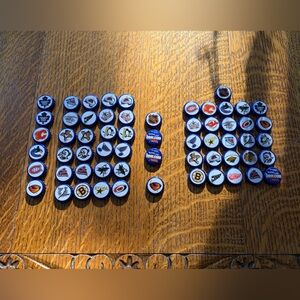 2003 Labatts Blue NHL Team Beer Bottle caps 60 caps